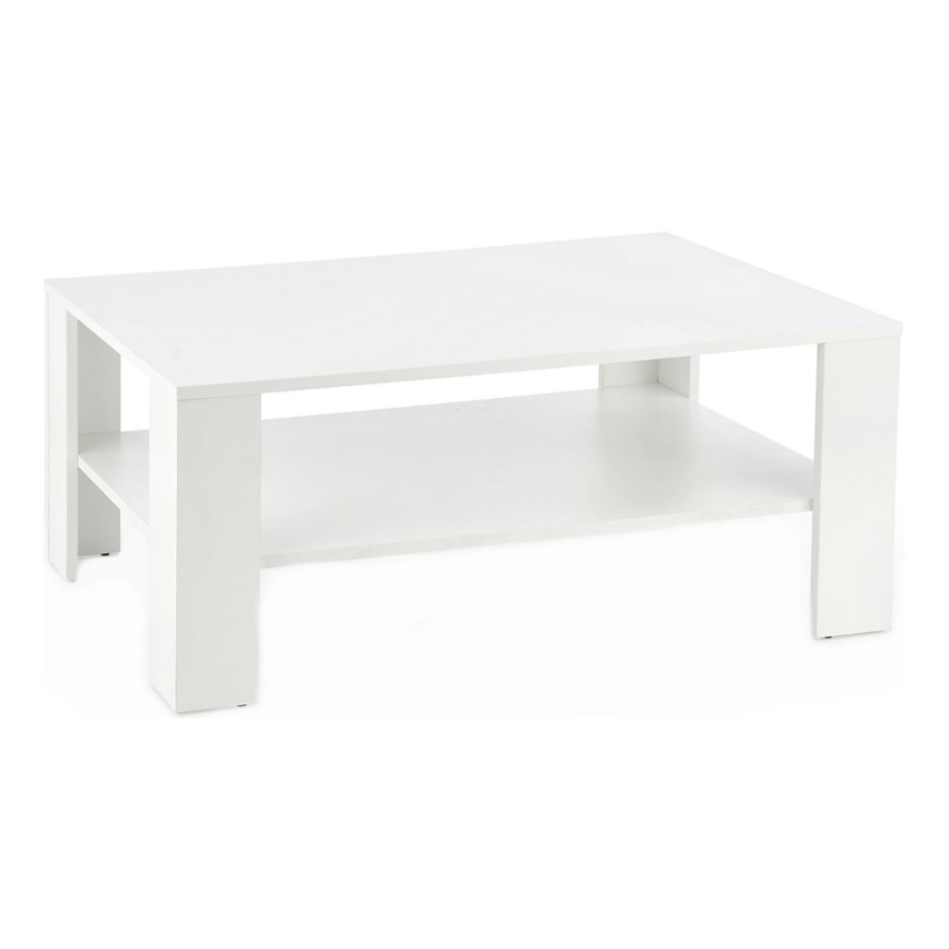 Klubska mizica KWADRO 53x110 cm bela