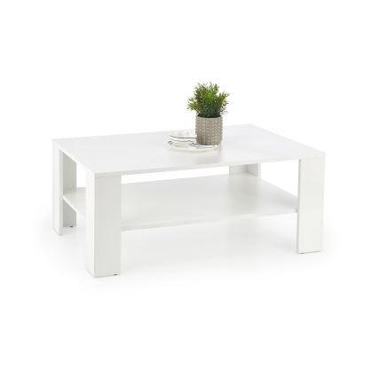 Klubska mizica KWADRO 53x110 cm bela