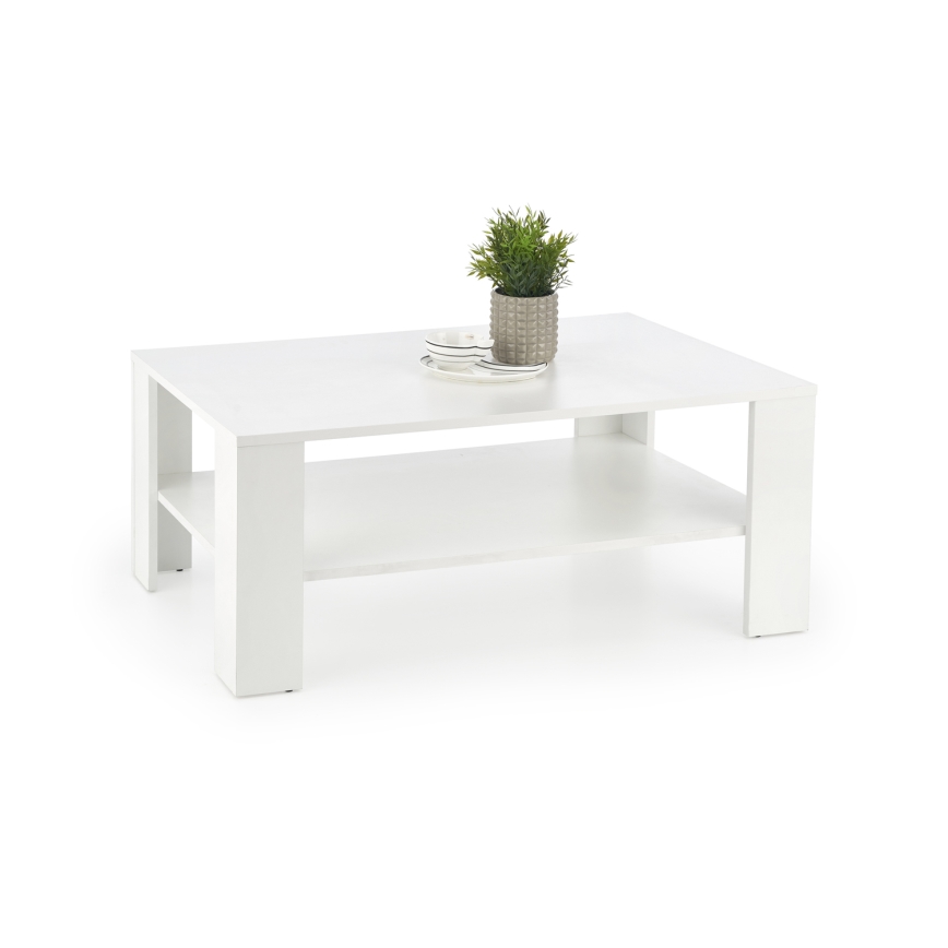 Klubska mizica KWADRO 53x110 cm bela