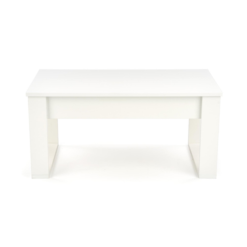 Klubska mizica z drawers NEA 52x110 cm bela