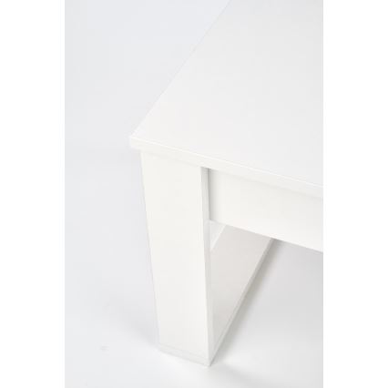 Klubska mizica z drawers NEA 52x110 cm bela