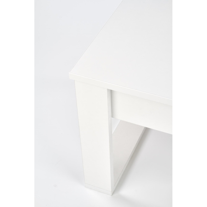 Klubska mizica z drawers NEA 52x110 cm bela