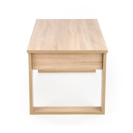 Klubska mizica z drawers NEA 52x110 cm bež/hrast sonoma