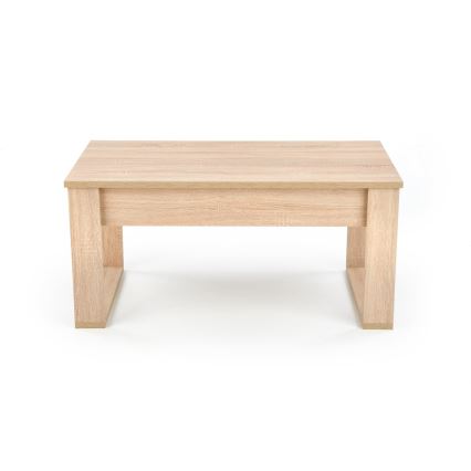 Klubska mizica z drawers NEA 52x110 cm bež/hrast sonoma