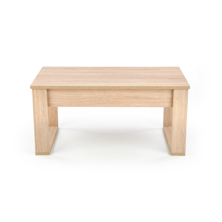 Klubska mizica z drawers NEA 52x110 cm bež/hrast sonoma
