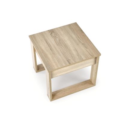 Klubska mizica s drawer NEA 52x60 cm hrast sonoma