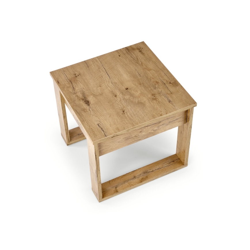 Klubska mizica s drawer NEA 52x60 cm hrast wotan