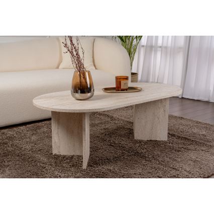 Klubska mizica NEL 119x60 cm bež