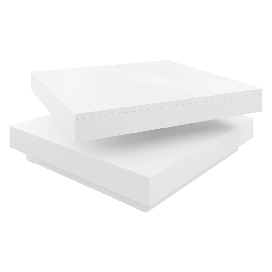 Klubska mizica NENANI 34x70 cm bela
