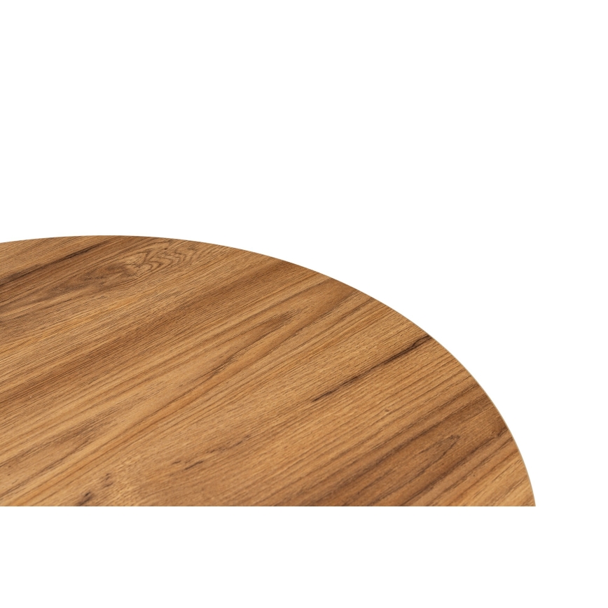 Klubska mizica OVAL 60x120 cm rjava