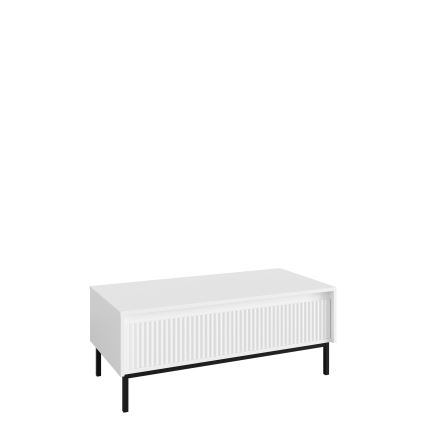 Klubska mizica OZMI 100x40 cm, bela
