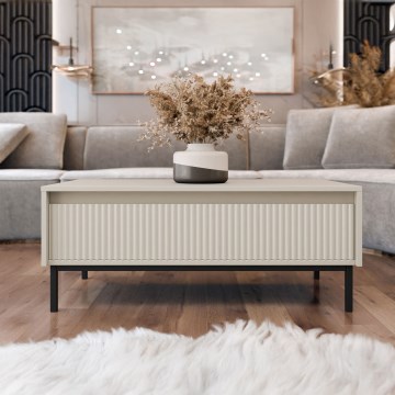 Klubska mizica OZMI 100x40 cm kašmir