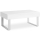Klubska mizica PAVO 45x110 cm sijoča ​​bela