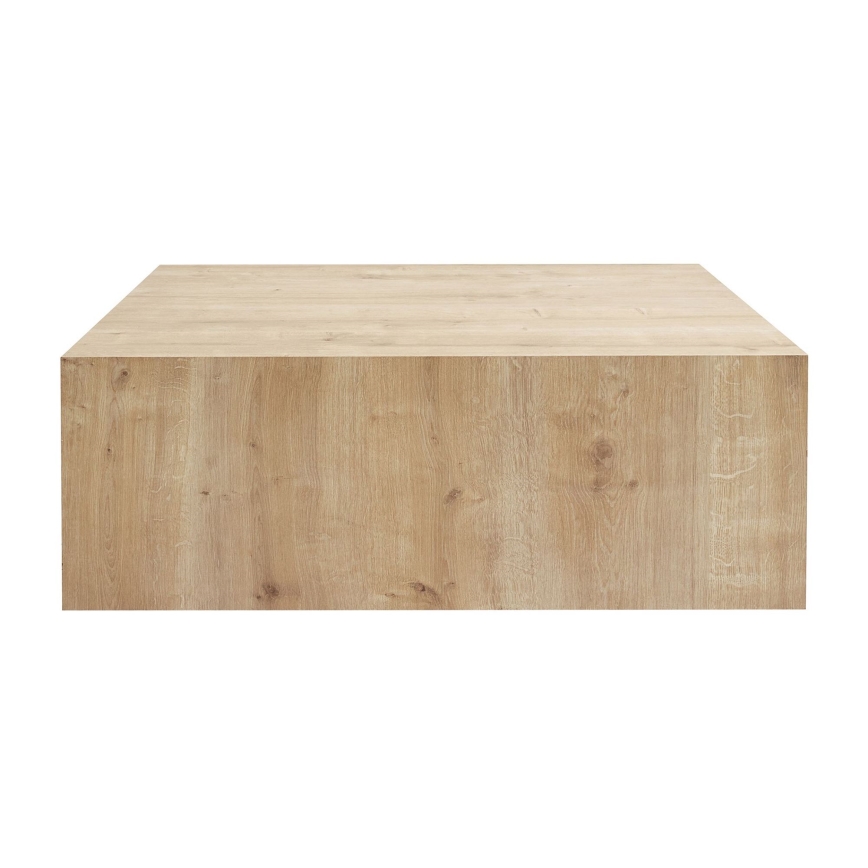 Klubska mizica PRIZMA 90x90 cm hrast