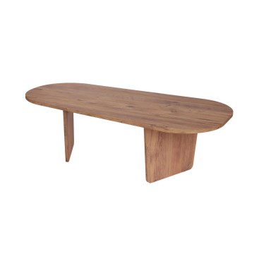 Klubska mizica ROND 130x65 cm borovica