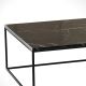 Klubska mizica ROYAL 43x75 cm črna