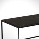 Klubska mizica ROYAL 43x95 cm črna