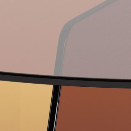 Klubska mizica SANOS, 80 cm, dimno rjava