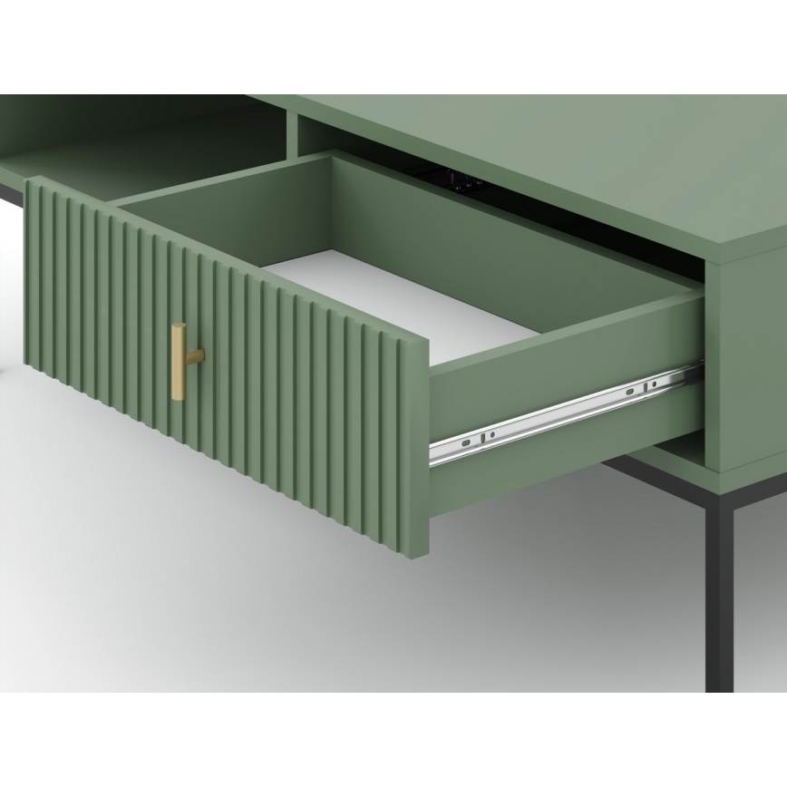 Klubska mizica SUE zelena/črna