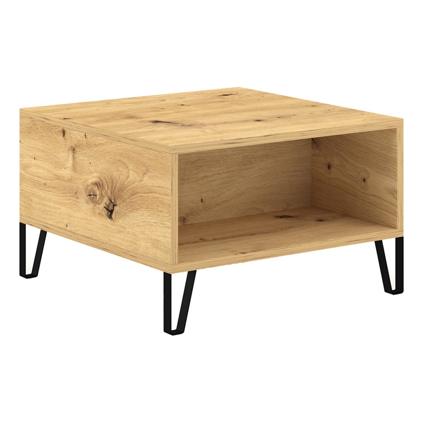 Klubska mizica SULA, hrast Artisan