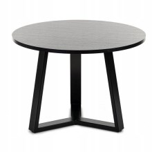 Klubska mizica TRILEG 48x70 cm črna