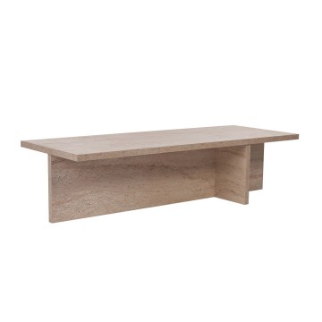 Klubska mizica VERUM 120x45 cm bež
