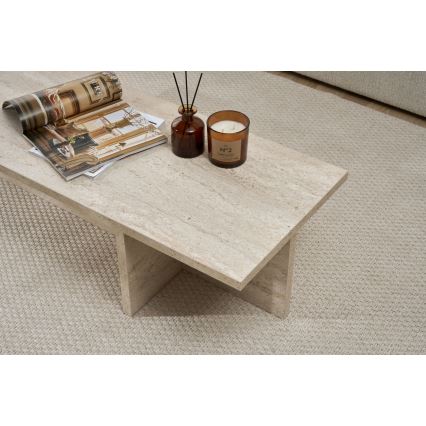 Klubska mizica VERUM 120x45 cm bež