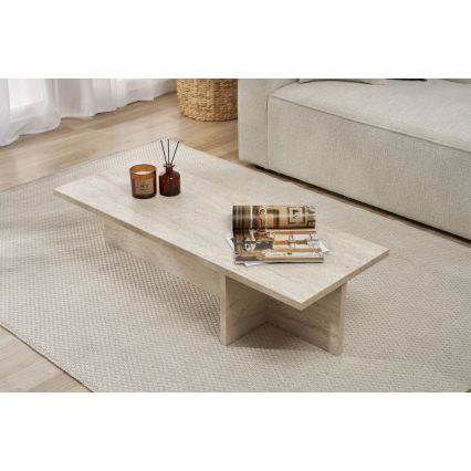 Klubska mizica VERUM 120x45 cm bež