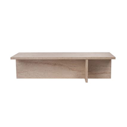 Klubska mizica VERUM 120x45 cm bež