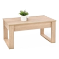 Klubska mizica z drawers NEA 52x110 cm bež/hrast sonoma