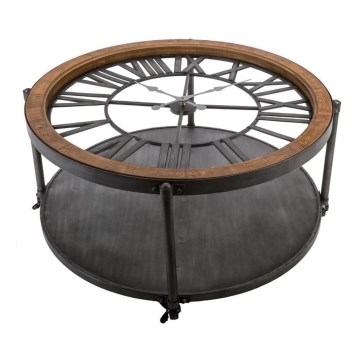 Klubska mizica z uro CHRONO 89,5x47 cm