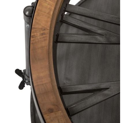 Klubska mizica z uro CHRONO 89,5x47 cm