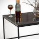 Klubska mizica ZINUS 43x95 cm črna