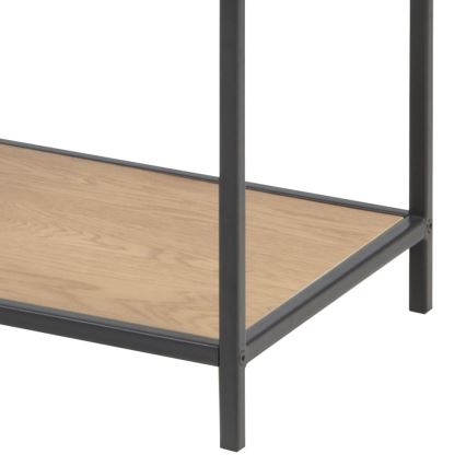 Knjižna omara SARON hrast/črna