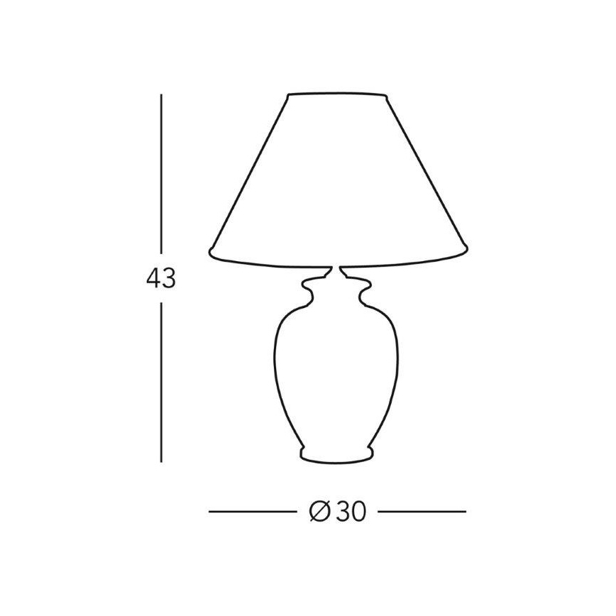 Kolarz 0014.73 - Namizna svetilka GIARDINO 1xE27/100W/230V