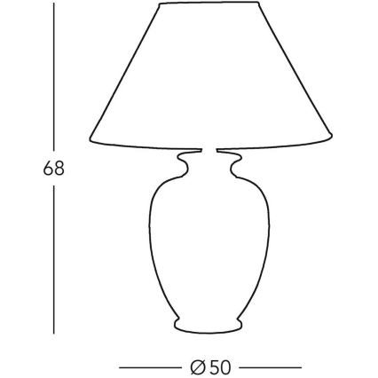 Kolarz 0014.75 - Namizna svetilka GIARDINO 1xE27/100W/230V