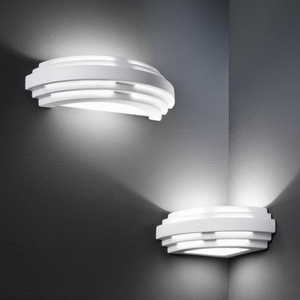 Kolarz 0290.61E - Stenska svetilka STIEGEL 1xG9/60W/230V bela