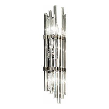 Kolarz 0342.62M.5 - Stenska svetilka ONTARIO 2xE14/40W/230V 41 cm sijajni krom