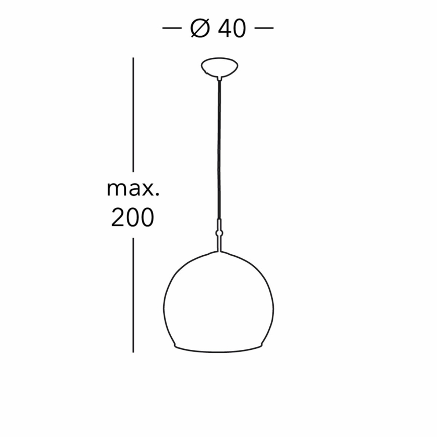 Kolarz 0392.31L.3.Aq.Ch - Lestenec na vrvici LUNA 1xE27/60W/230V 24K zlata