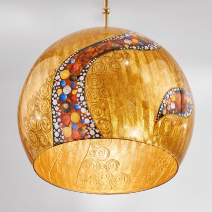 Kolarz 0392.31L.3.Ki.Au - Lestenec na vrvici LUNA 1xE27/60W/230V 24K zlata