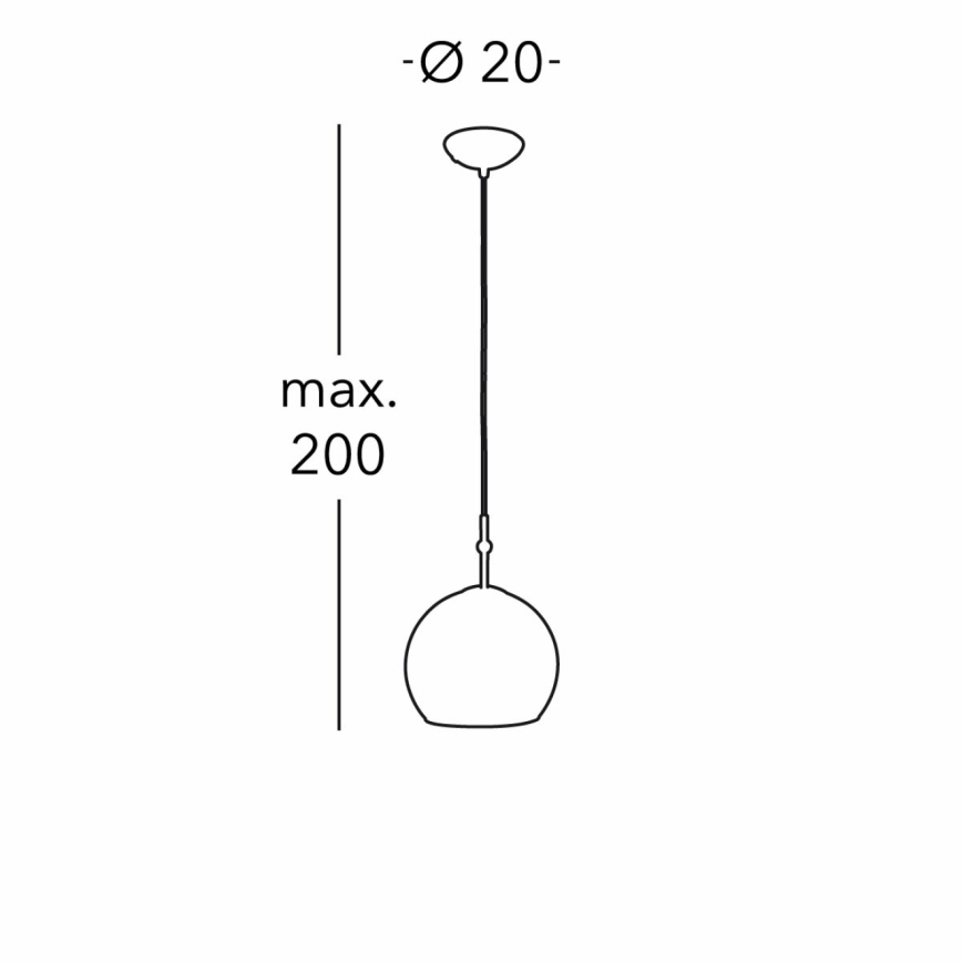 Kolarz 0392.31S.3.Ki.Au - Lestenec na vrvici LUNA 1xE27/60W/230V 24K zlata