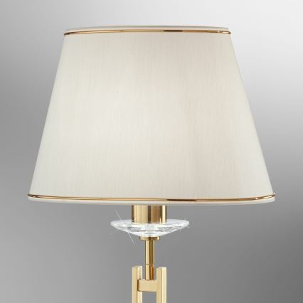Kolarz 330.71.8C - Kristalna namizna svetilka IMPERIAL 1xE27/60W/230V zlata/bež