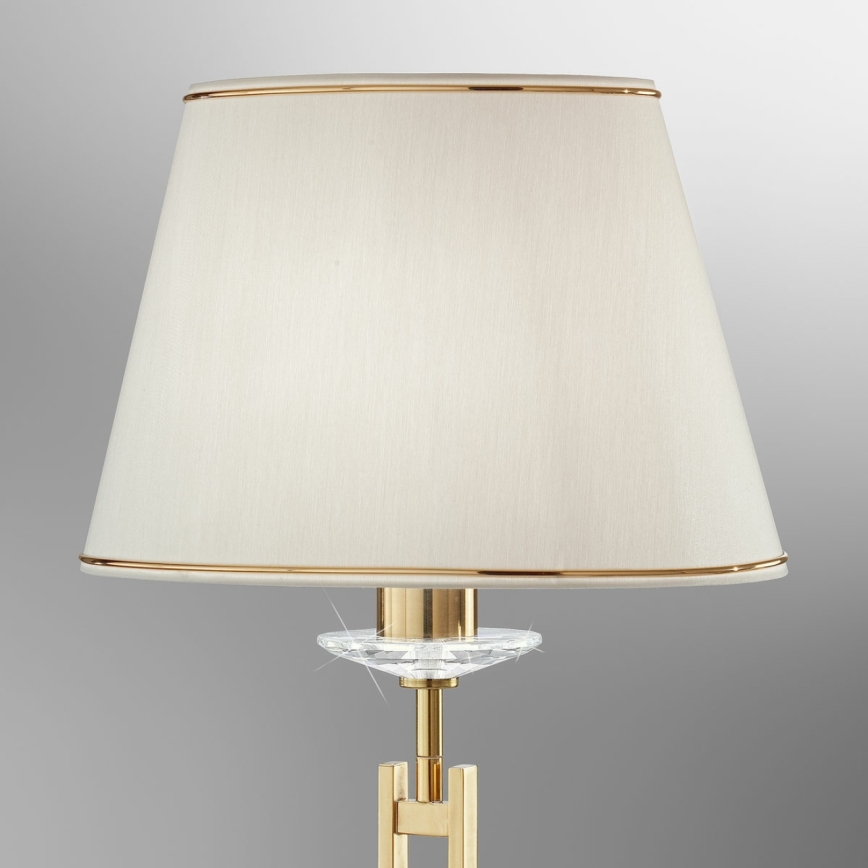 Kolarz 330.71.8C - Kristalna namizna svetilka IMPERIAL 1xE27/60W/230V zlata/bež