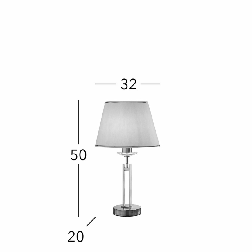 Kolarz 330.71.8C - Kristalna namizna svetilka IMPERIAL 1xE27/60W/230V zlata/bež