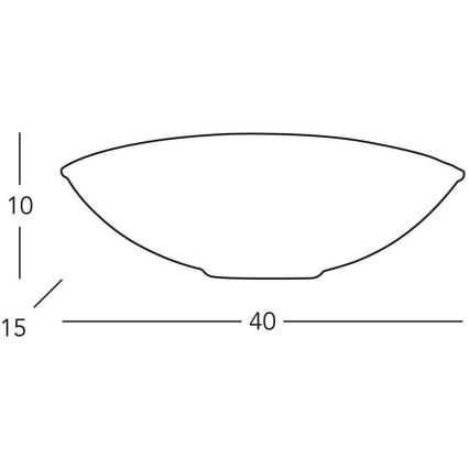 Kolarz 588.65 - Stenska svetilka BISQUITT 1x E27/75W/230V