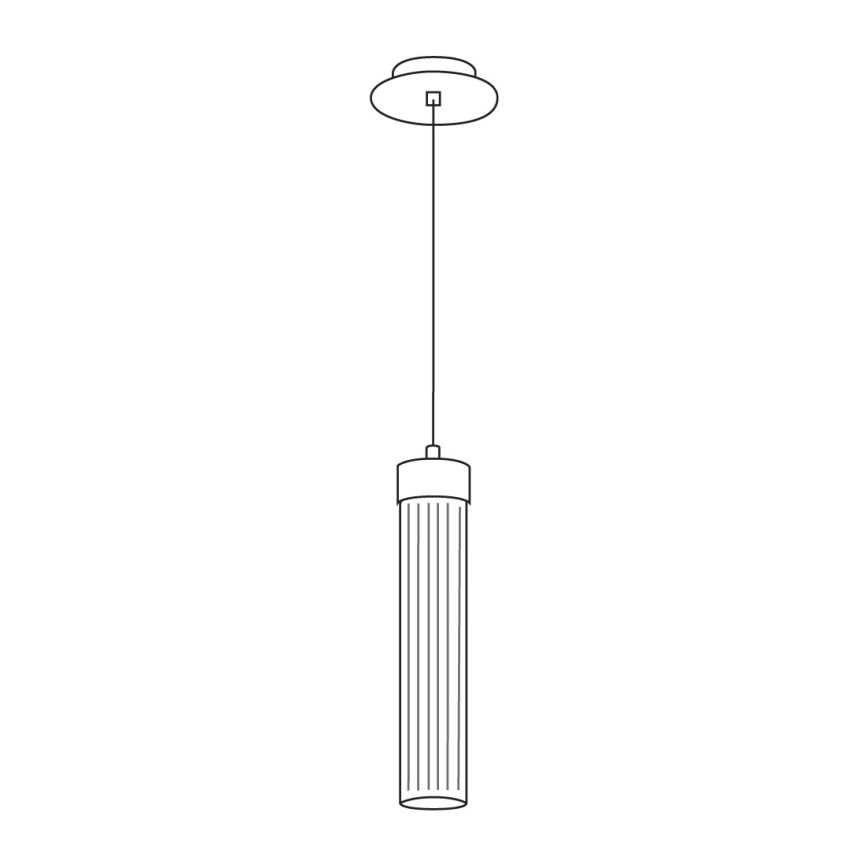 Kolarz 6009.30130 - Lestenec na vrvici RAGGIO 1xE14/25W/230V 24K zlat