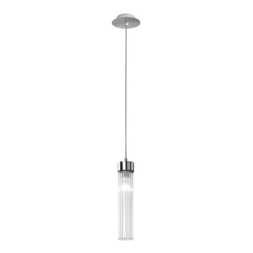 Kolarz 6009.30150 - Lestenec na vrvici RAGGIO 1xE14/25W/230V srebrn