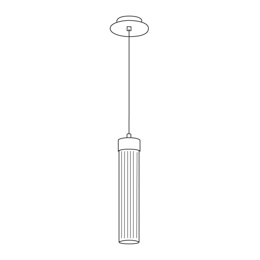 Kolarz 6009.30150 - Lestenec na vrvici RAGGIO 1xE14/25W/230V srebrn