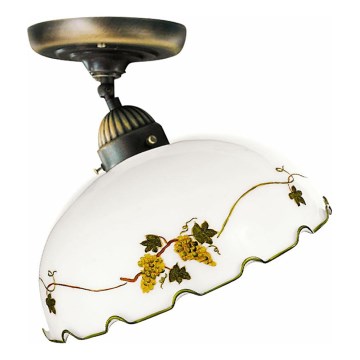 Kolarz 731.10.111 - Pritrjen stropni lestenec NONNA 1xE27/75W/230V premer 30 cm vinasto rdeča