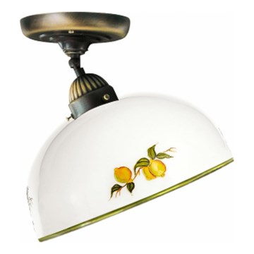 Kolarz 731.10.129 - Nadgradni lestenec NONNA 1xE27/75W/230V pr. 30 cm limone